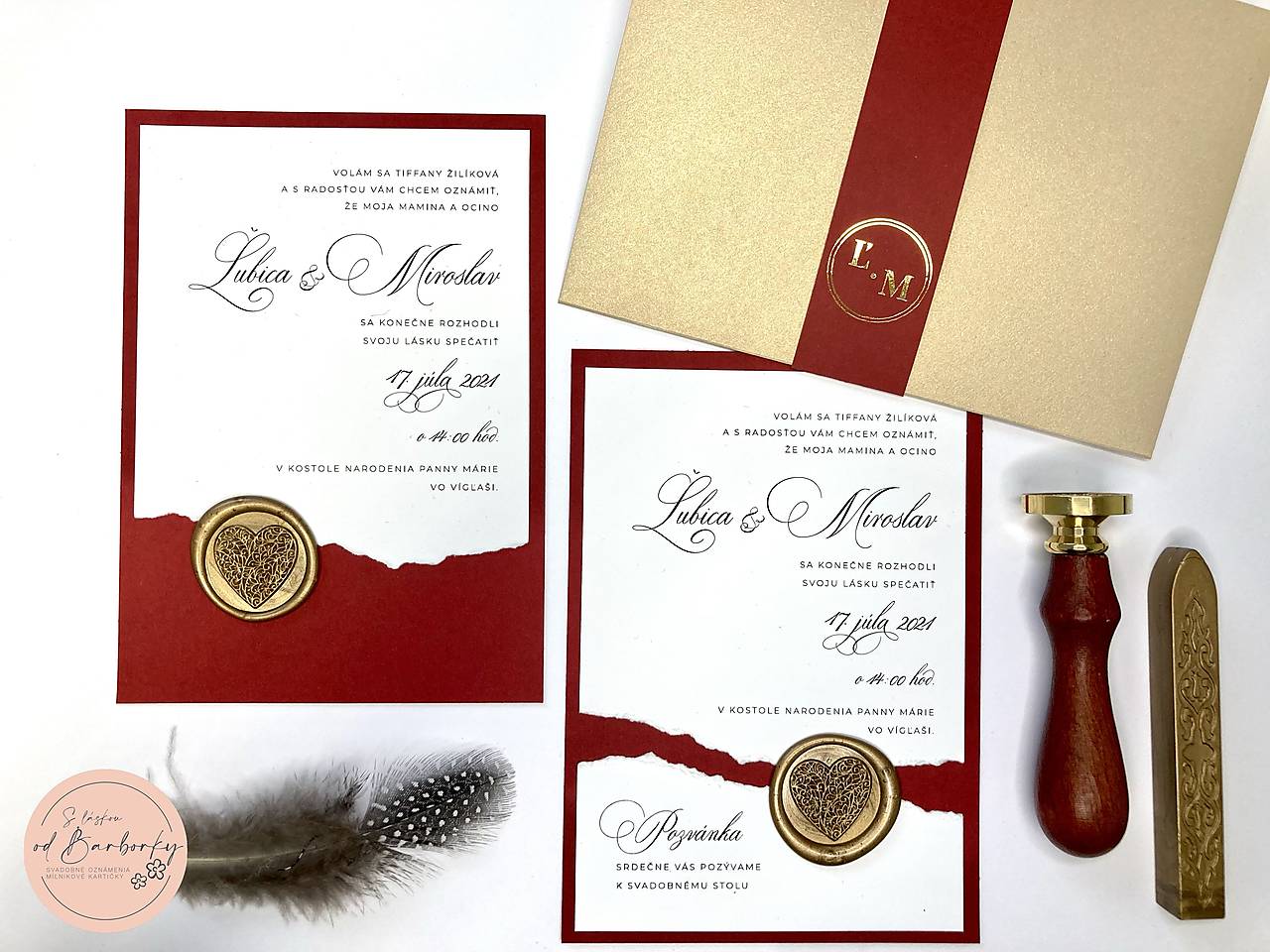 Svadobné oznámenie #44