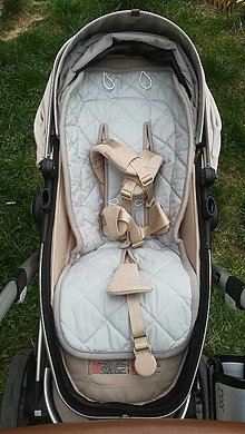 Detský textil - Joolz GEO Seat Liner 100% merino top super wash / Podložka do kočíka VLNIENKA Grey šedá - 12859052_