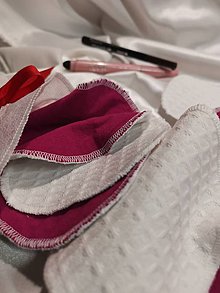 Úžitkový textil - Odličovacie tampóny látkové - 12855839_