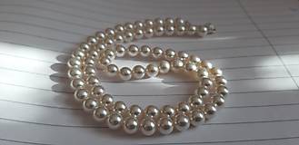 Náhrdelníky - Perlový náhrdelník Swarovski - 12861947_