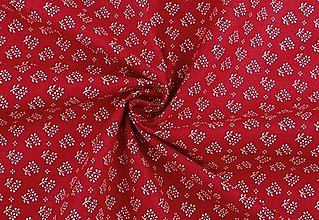 Textil - Bavlnená látka červenotlač š. 140 cm - 12866289_