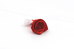 Svadobné pierka - Pierko červené ruža - 12865555_