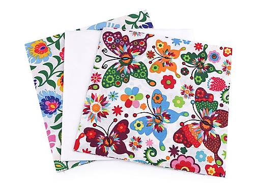 Textil - Sada látok 40 x 40 cm - 12866345_