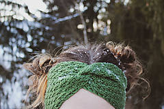 Čiapky, čelenky, klobúky - zeleň - 12866768_