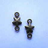 Komponenty - Medzikus-1ks (hviezda 15x7mm-starobronz) - 12871789_