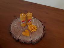 Svietidlá a sviečky - Voňavá darčeková valentínska krabička menšia - 12871927_