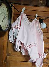Detské oblečenie - Jemná ružová mikina s volánikom - Baby sweet - 12871809_