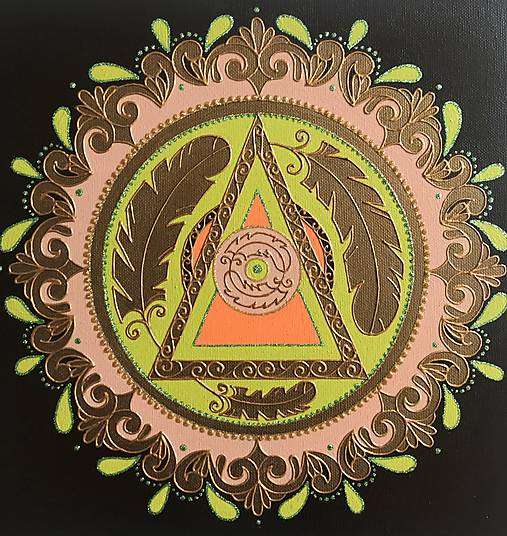 Obrazy - Mandala.. Plynutie v Časopriestore - 12874961_
