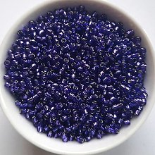 Korálky - TOHO round silver-lined 11/0=2,2mm-10g (purple) - 12883641_
