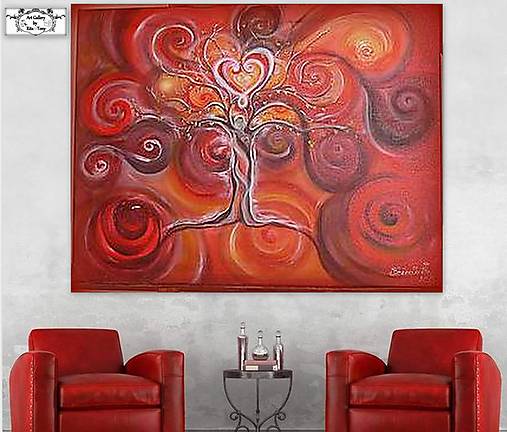 Maľba na plátne "Strom života" :)