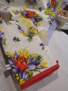 Úžitkový textil - Kuchynská rukavica - chňapka - 12885073_
