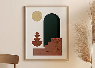 Obrazy - Moderný minimalistický print - 12880912_