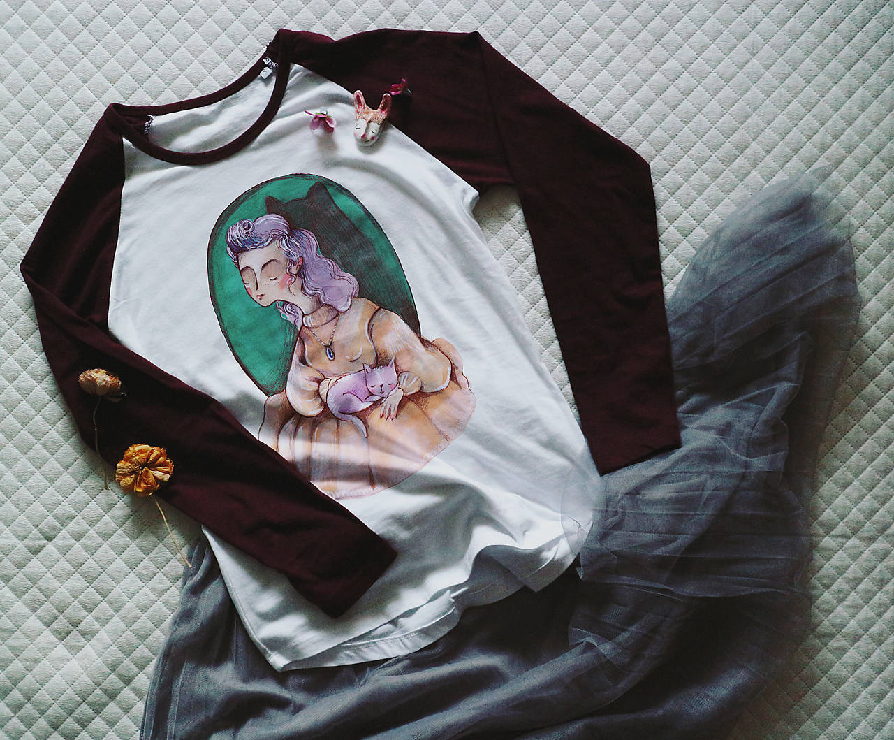 Dievča s mačkou/ typ Sol´S