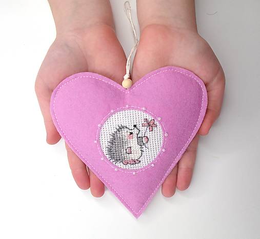 Dekorácie - S láskou pre Teba (Ježko) - 12890825_