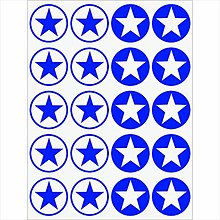 Detské doplnky - Neónové nažehľovačky Hviezdy 2 (Modrá) - 12892728_