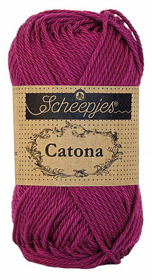 Galantéria - Catona - 50g (Tyrian Purple č.128) - 12892594_