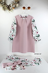 Detské oblečenie - Detské šaty RUŽE - 12892816_