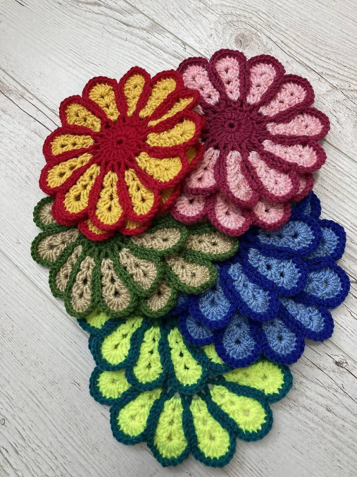 Úžitkový textil - prestieranie "háčkované"  - 12892609_