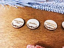 Svadobné pierka - Krúžky na svadobné pierka POPY - 12898020_