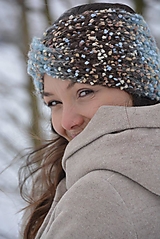 Ozdoby do vlasov - čelenka melír - 12900440_