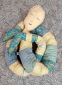 Detský textil - Mantinel - morská panna, do postieľky, vankúš - 12899630_