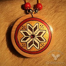 Náhrdelníky - Slovanské amulety (Amulet Hviezda Boha Roda) - 12899002_