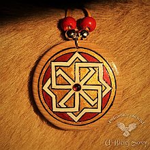 Náhrdelníky - Slovanské amulety (Amulet Slnečný symbol) - 12899407_