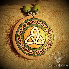 Náhrdelníky - Keltské amulety (Triquetra) - 12899567_