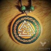 Náhrdelníky - Amulety Symboly (Valknut) - 12899727_