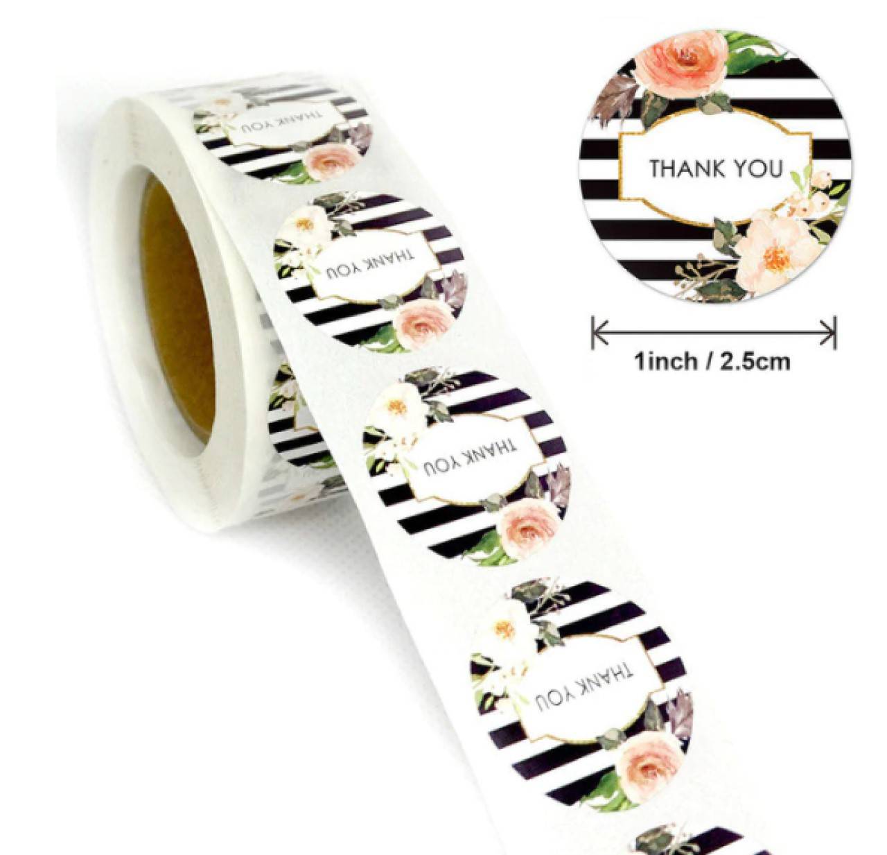 NA102 Nálepka thank you 2,5 cm