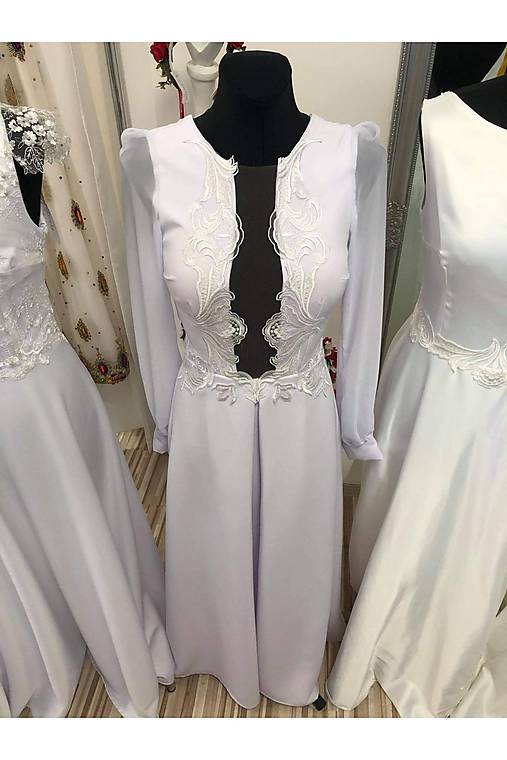 Jednoduché svadobné šaty Sofia