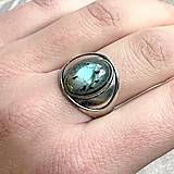 Prstene - Antique Labradorite Ring / Prsteň s labradoritom - 12904073_