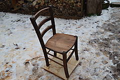 Nábytok - Drevená buková stolička - 12905678_