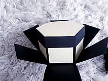 Úložné priestory & Organizácia - Hexagonálny box na fotky (Láska v krabičke) - 12904239_