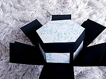 Úložné priestory & Organizácia - Hexagonálny box na fotky (Láska v krabičke) - 12904240_