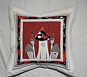 Úžitkový textil - Vankúš - dedinka 2 - 12906799_