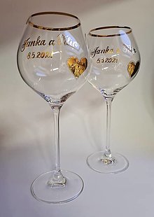 Nádoby - Svadobné poháre - vínko - 12911308_