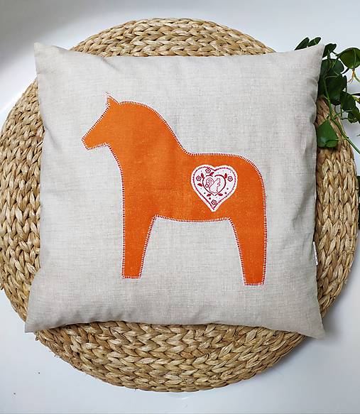 Obliečka na vankúš Koník, 40x40cm