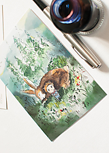 Pohľadnica "Veľký kamarát z lesa"