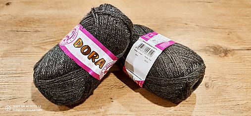 Galantéria - Dora  (009 - tmavá sivá) - 12912464_