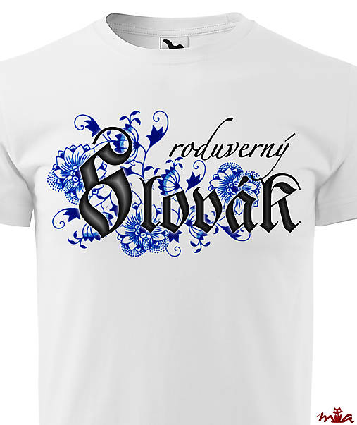 Pánske oblečenie - zľava 30% - pánske tričko "Roduverný Slovák" - 12915782_