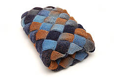 Úžitkový textil - Vlnená deka “Zima” - 12912156_