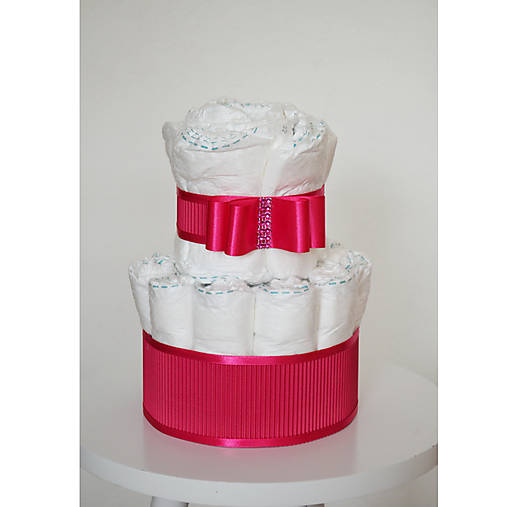 Plienková torta MINI - ružová