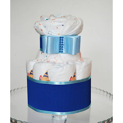 Plienková torta MINI - modrá