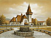 Oravská Lesná kostol magnetka
