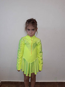 Detské oblečenie - Tréningové šaty na krasokorčuľovanie - 12927504_