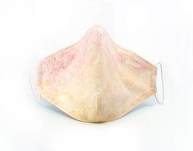 Rúška - Anatomické antibakteriálne dizajnové rúško s časticami striebra - Ružový opál (limitovaná edícia) - 12928908_