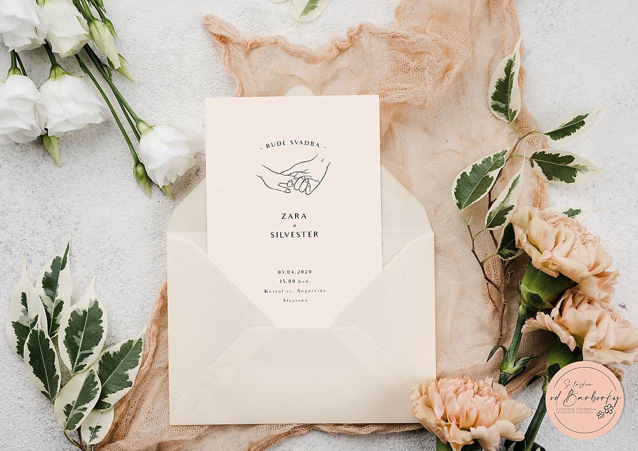 Svadobné oznámenie #38 (Menu karta)