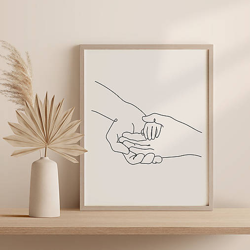 Grafika - Print "Rodina" - 12929225_