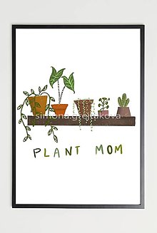 Grafika - "Plant Mom" ~ Print ~ - 12929530_